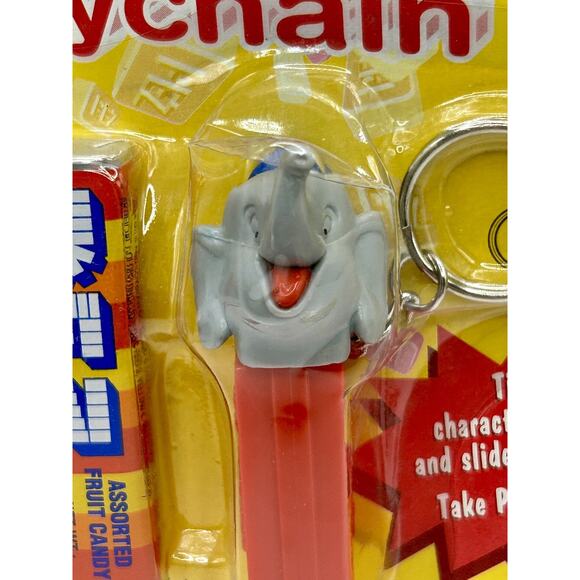 ~*N.I.P*~ Pez Keychain -No Feet- Elephant - Vintage 1998 - Retired - HTF - Picture 2 of 3